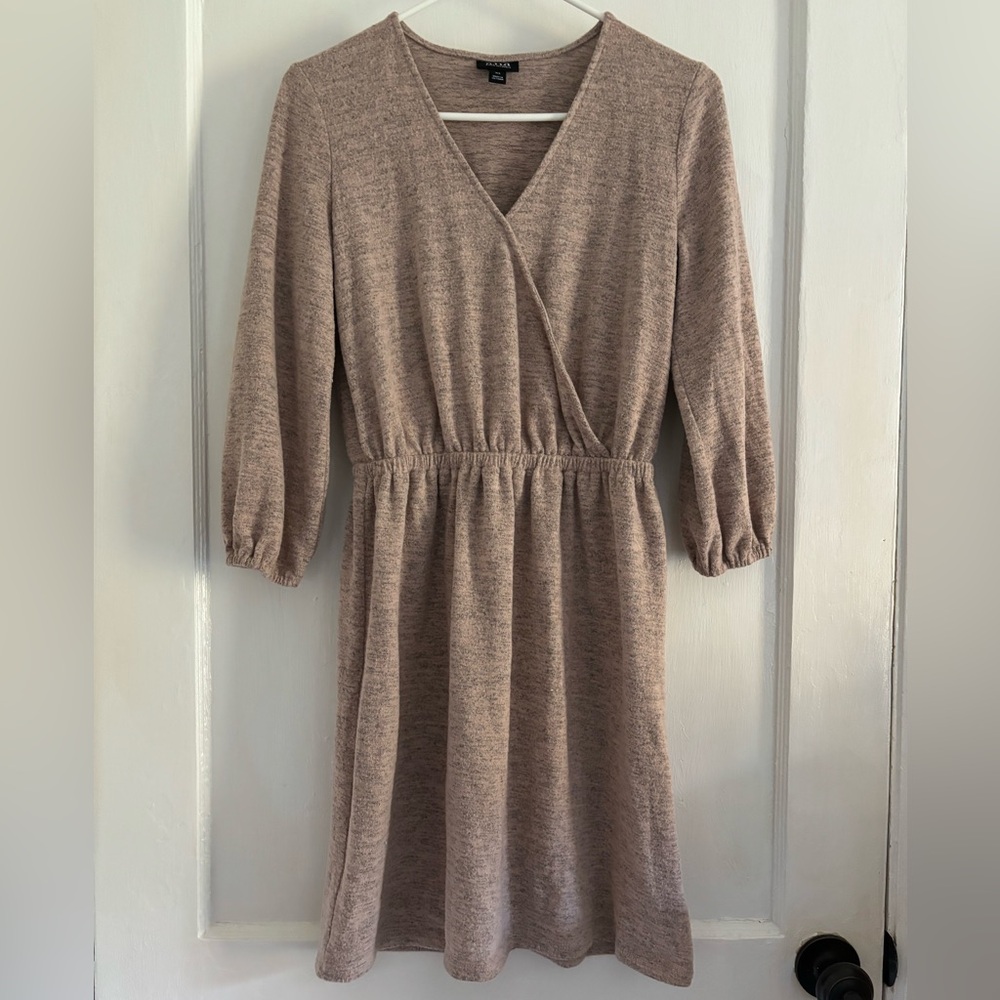 Mid-sleeve dress, warm cotton